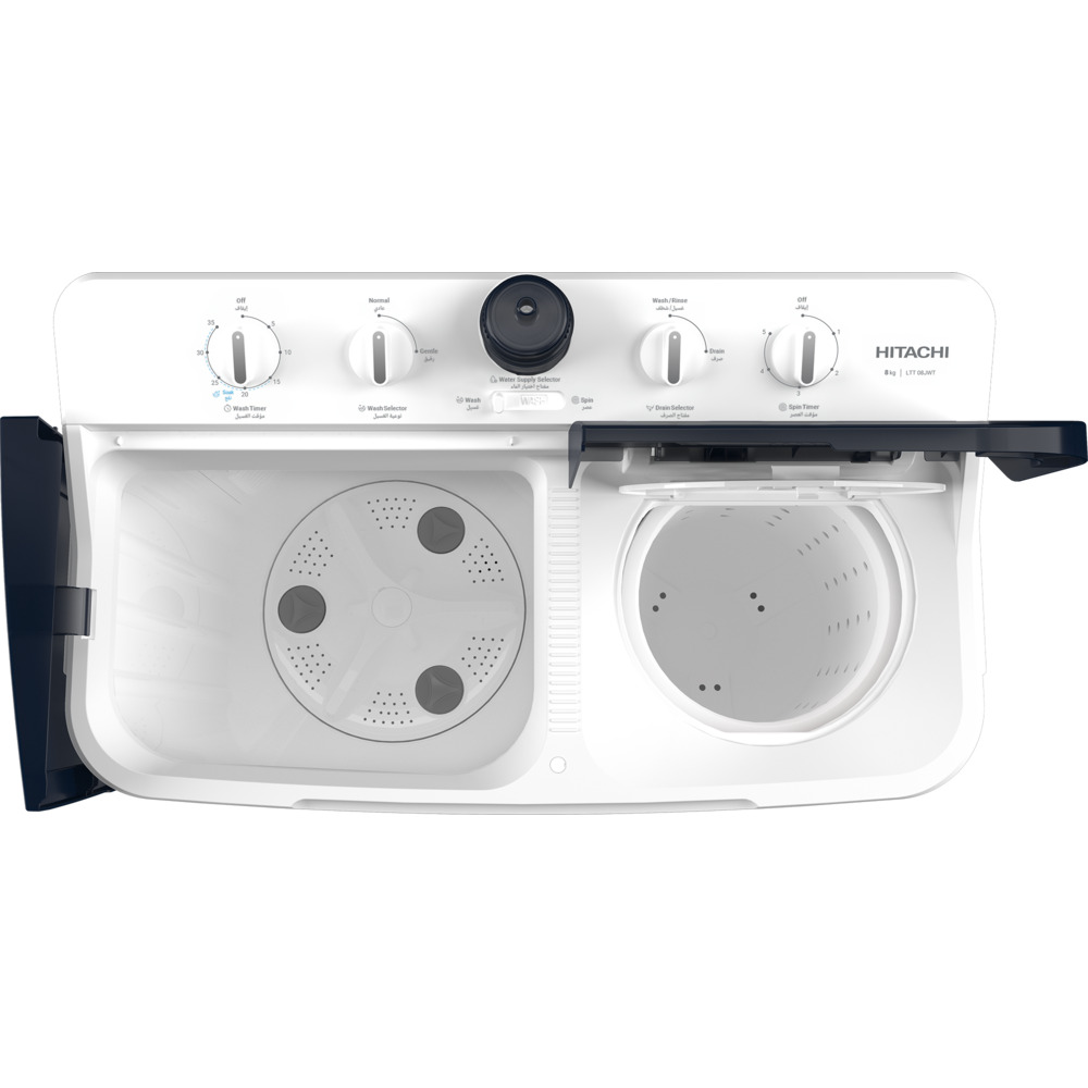 Hitachi Twin Tub Washing Machine | 8 Kg | Plastic Body | Semi