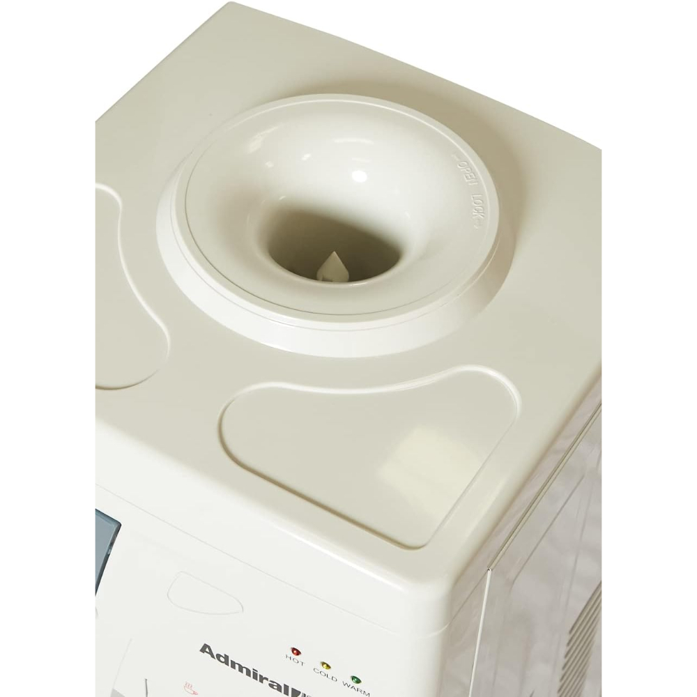 Admiral Top Load Water Dispenser Hot & Cold With Cabinet With Built-In Refrigerator White
