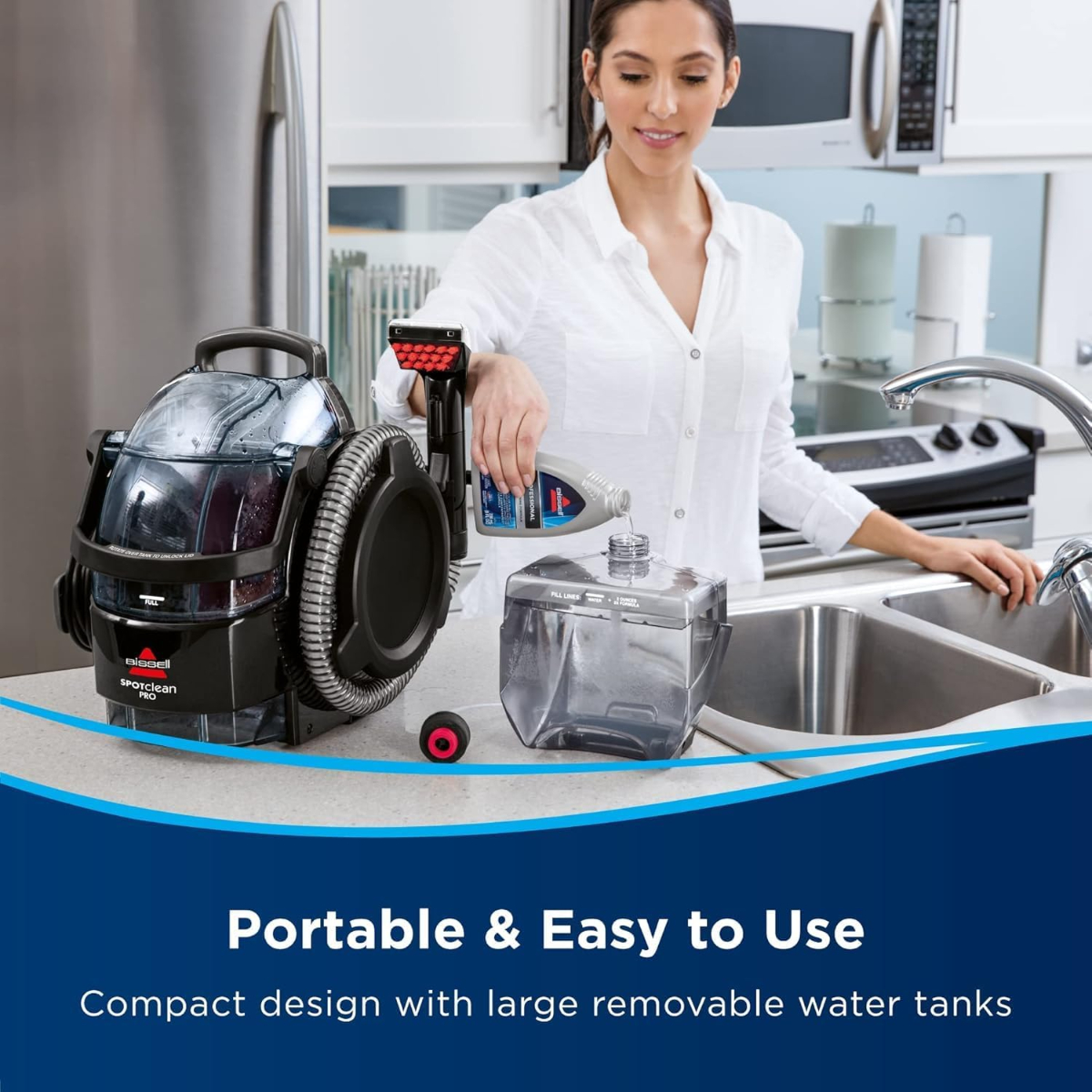 Bissell SpotClean Pro (1558G) Portable Carpet Cleaner