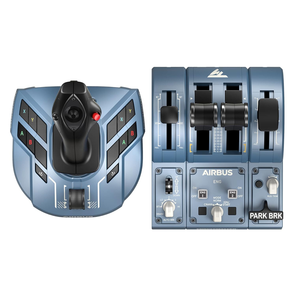 Thrustmaster TCA Airbus Edition 2点セット Thrustmaster TCA Captain Pack Airbus Edition Joystick for