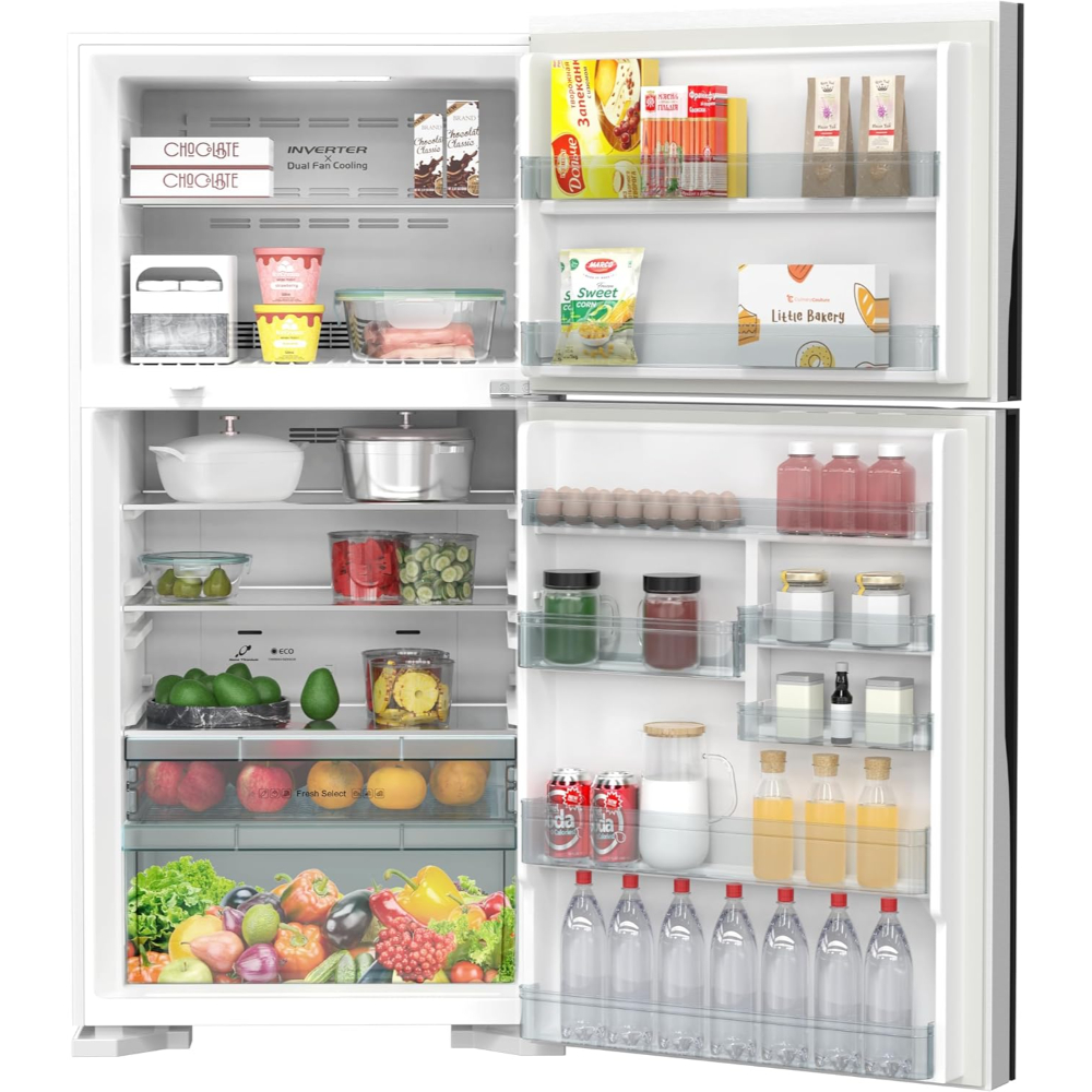 Hitachi Top Mount Double Door Refrigerator | 18 Cu.Ft (510L