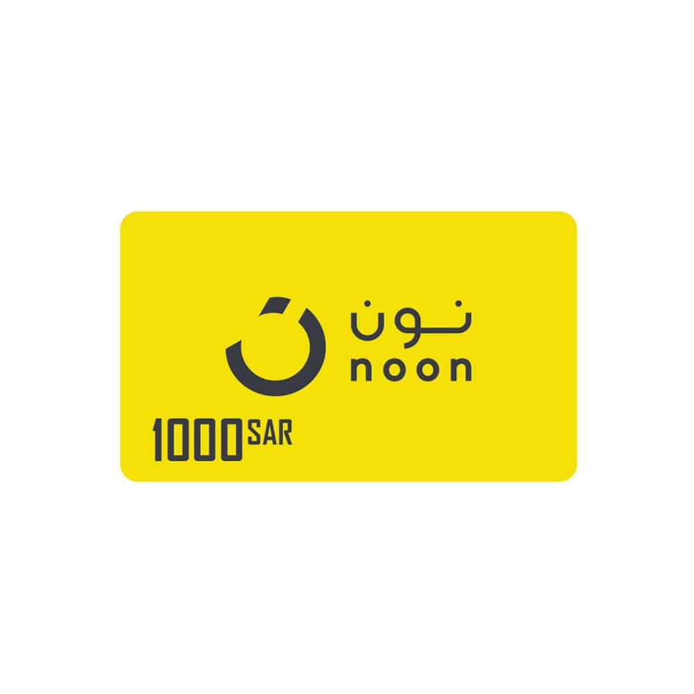 Noon Gift Card KSA 1000 SAR Yellow/Black English